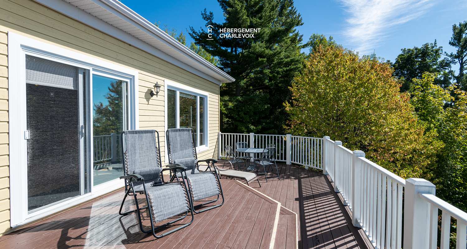 CEL-5 - Résidence chaleureuse avec vue spectaculaire sur le St-Laurent